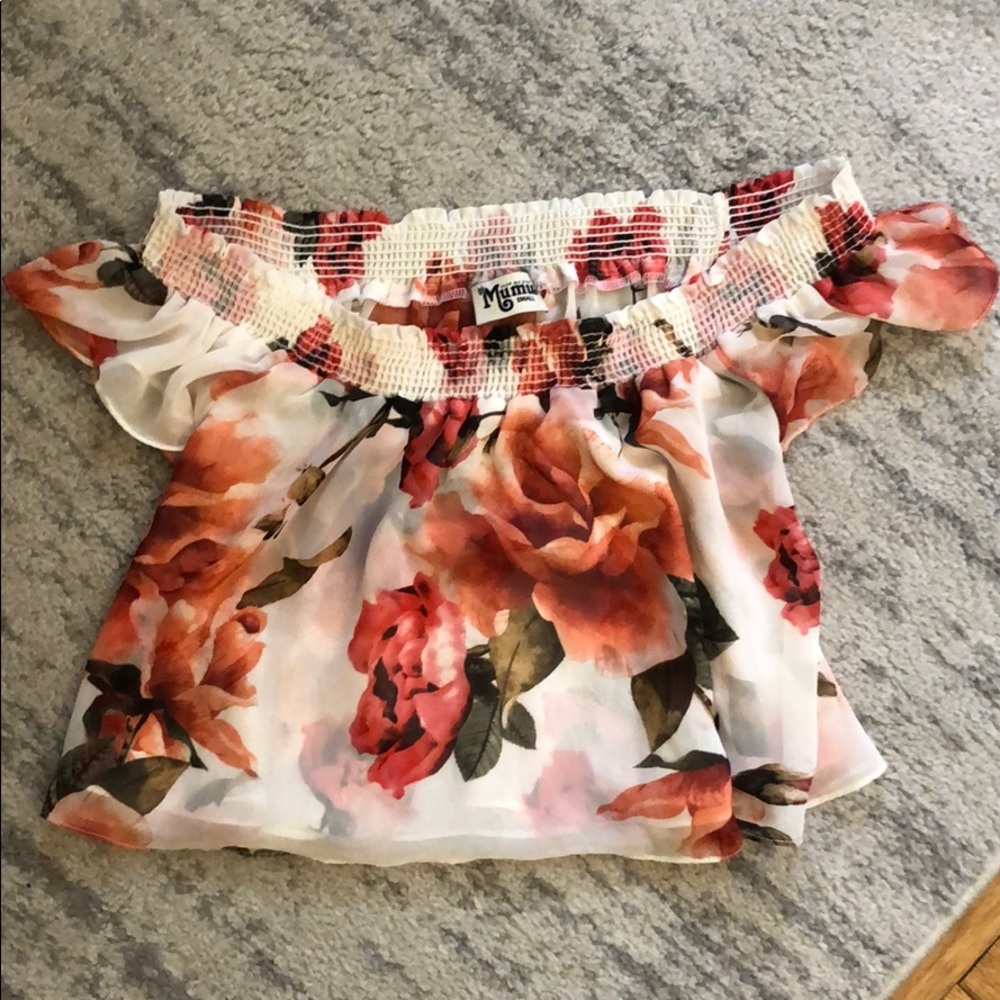 Show me your Mumu off the shoulder top | size S